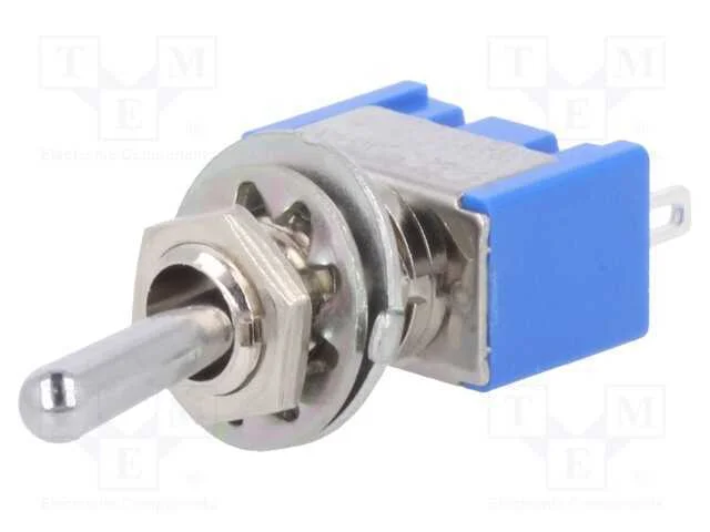 Interruptor: de alavanca, Pos: 3, SP3T, ON-OFF-ON.