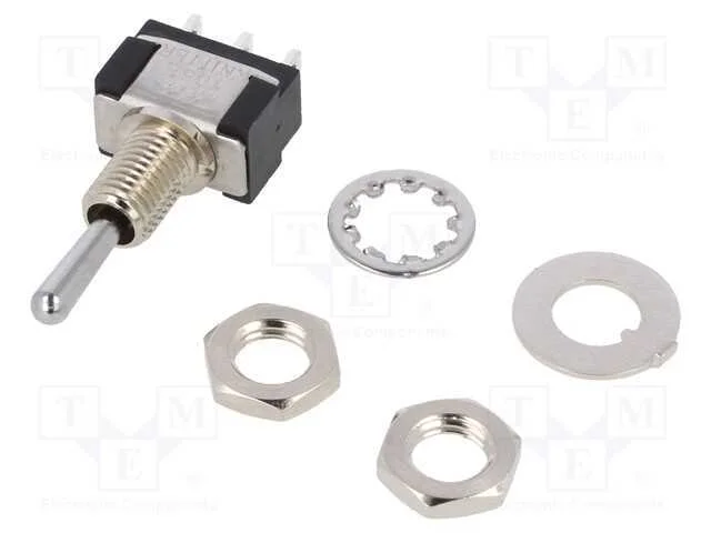 Interruptor: de alavanca, Pos: 3, SPDT, ON-OFF-ON.