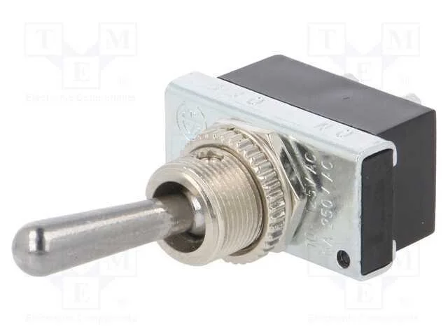 Interruptor: de alavanca, Pos: 2, SPST, ON-OFF, 6.