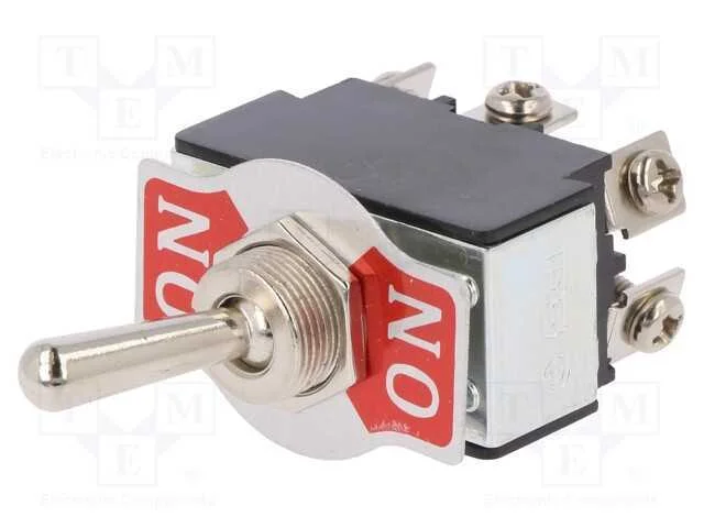Interruptor: de Alavanca, Pos: 2, Dpdt, On-On, 20a/12vdc, 0&divide;55c