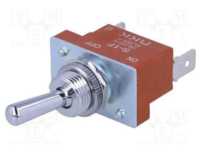 Interruptor: de alavanca, Pos: 2, SPST, ON-OFF, 1.