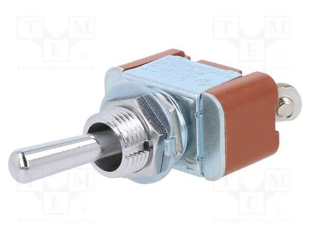 Interruptor: de alavanca, Pos: 2, SPST, ON-OFF, 1.