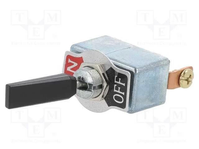 Interruptor: de alavanca, Pos: 2, SPST, ON-OFF, 5.