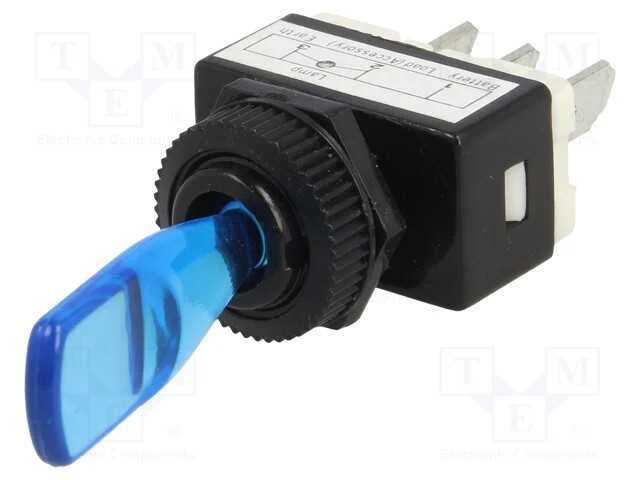 Interruptor: de alavanca, Pos: 2, SPST, ON-OFF, 6.