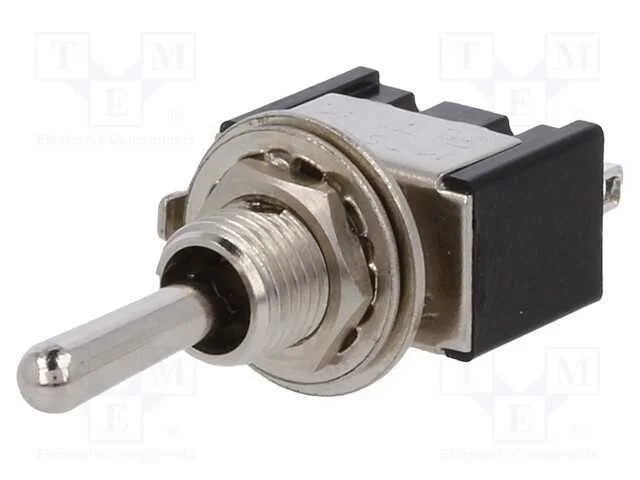 Interruptor: de alavanca, Pos: 3, SP3T, (ON)-OFF-.