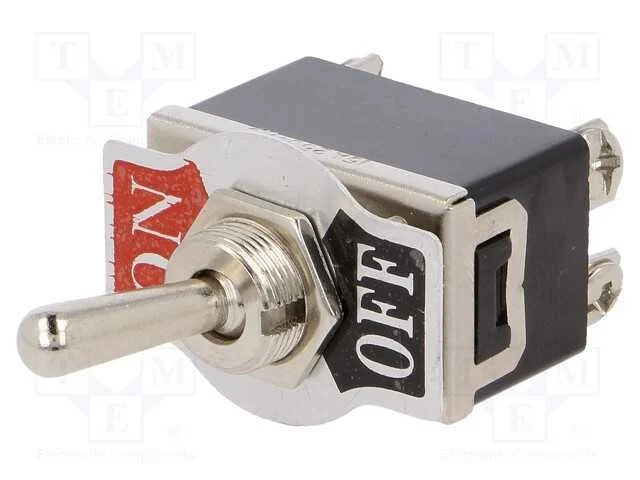 Interruptor: de alavanca, Pos: 2, DPST, ON-OFF, 1.