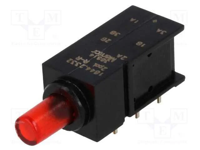 Interruptor: de Pressão, Pos: 2, Dpdt, 0,5a/60vac, 0,5a/60vdc, Tht