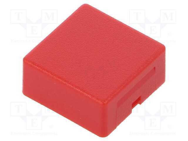 Tecla, Série Aml, Quadrada, 15x15mm, Vermelho, Aml