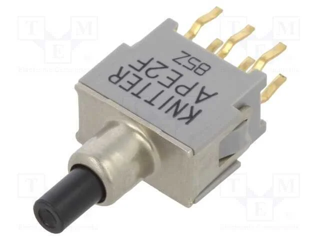 Interruptor: de Pressão, Pos: 2, Dpdt, 0,05a, 0,05a, Off-(On), Ape