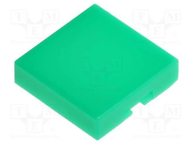 Capuz, Série Ub, 12x12x3mm, Verde, Ub