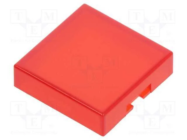 Capuz, Série Ub, 12x12x3mm, Vermelho, Ub