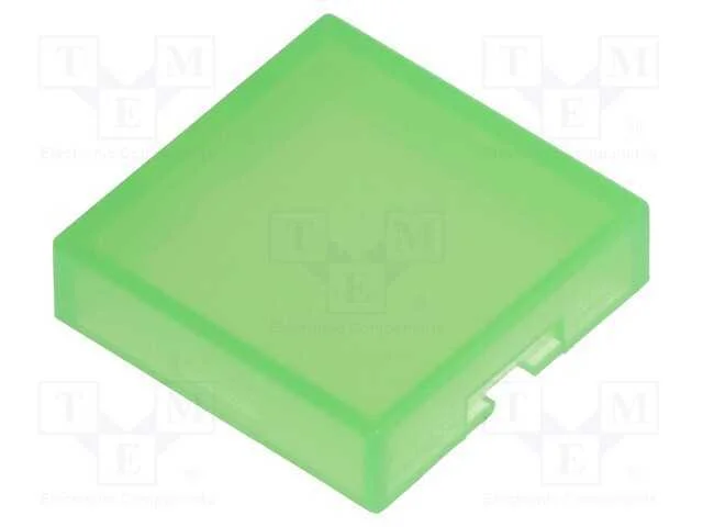 Capuz, Série Ub, 12x12x3mm, Verde, Ub