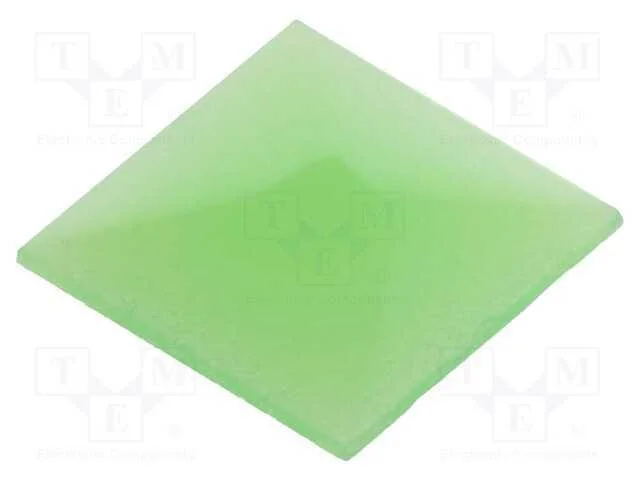 Capuz, Série Ub, 10,35x10,35x0,5mm, Verde, Ub