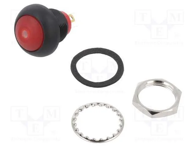 Interruptor: de Pressão, Pos: 2, Spst-No, 0,4a/32vac, 0,125a/50vdc