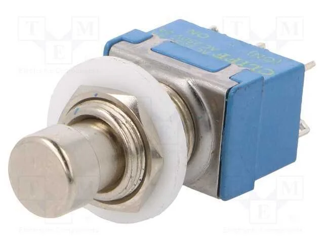 Interruptor: de Pressão, Pos: 2, Dpdt, 1a/250vac, (On)-On, 12,2mm