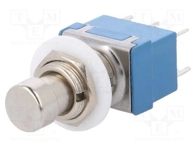 Interruptor: de Pressão, Pos: 2, Dpdt, 1a/250vac, Off-(On), 12,2mm