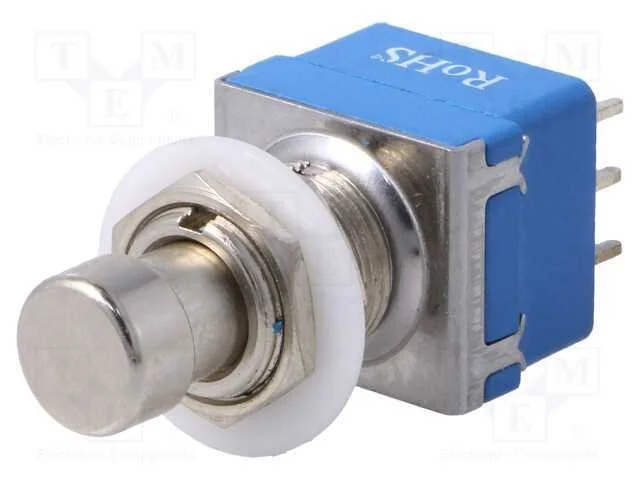 Interruptor: de Pressão, Pos: 2, 3pdt, 2a/250vac, Off-On, 12,2mm