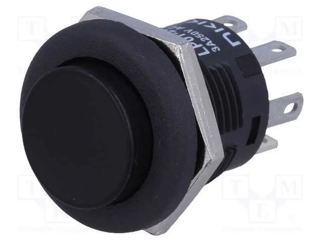 Interruptor: de Pressão, Pos: 2, Dpdt, 3a/250vac, 3a/30vdc, On-(On)