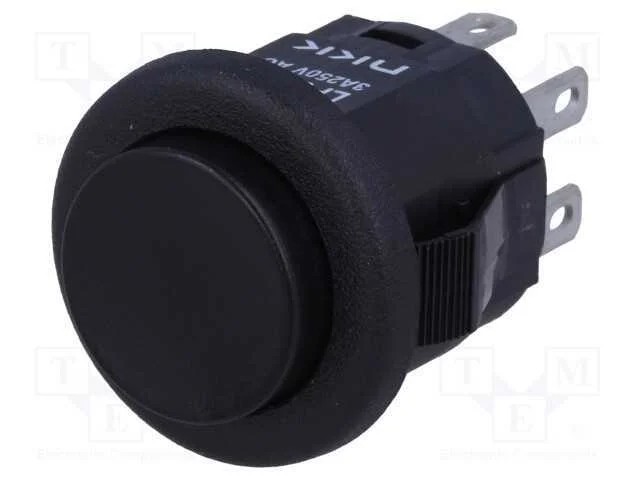 Interruptor: de Pressão, Pos: 2, Dpdt, 3a/250vac, 3a/30vdc, On-(On)