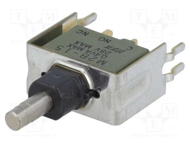 Interruptor: de Pressão, Pos: 2, Spdt, 1a/125vac, 1a/30vdc, On-(On)
