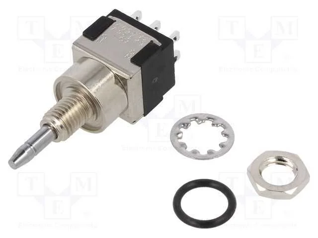 Interruptor: de Pressão, Pos: 2, Dpdt, 6a/125vac, 6a/6vdc, On-(On)