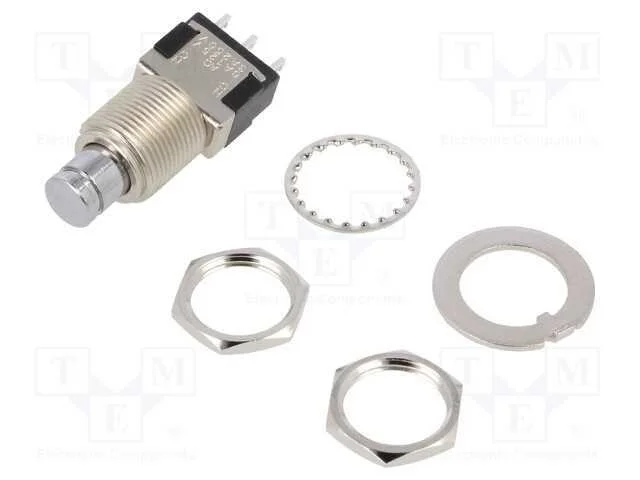 Interruptor: de Pressão, Pos: 2, Spdt, 6a/125vac, 6a/6vdc, On-(On)