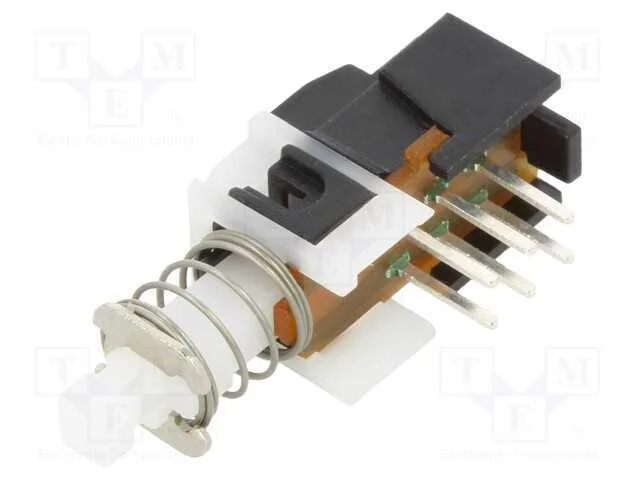 Interruptor: de Pressão, Pos: 2, Dpdt, 1a/15vdc, On-(On), 100mo, Tht