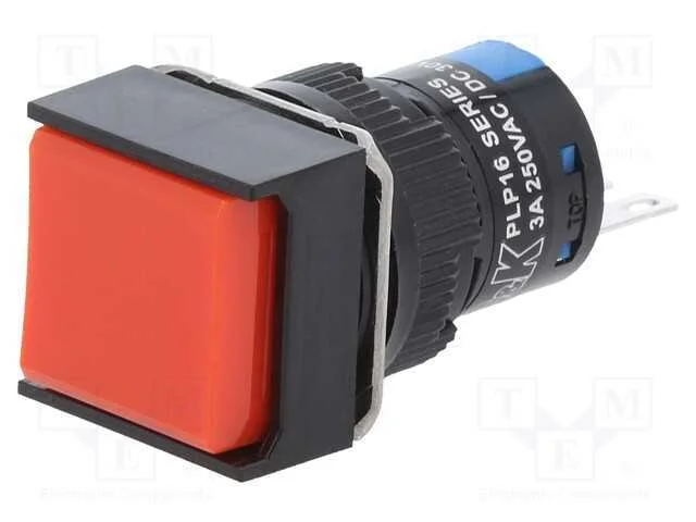 Interruptor: de Pressão, Pos: 2, 5a/250vac, On-(On), Ip40, Vermelho