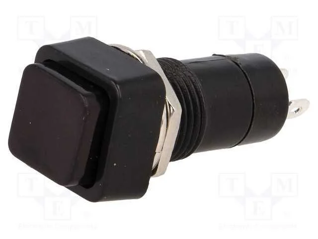 Interruptor: de Pressão, Pos: 2, Spst-No, 3a/125vac, Off-On, 12mm