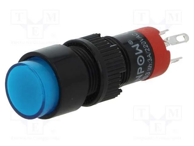 Interruptor: de Pressão, Pos: 2, Spdt, 0,5a/250vac, 1a/24vdc, On-On