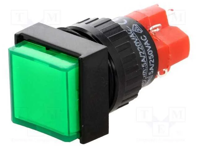 Interruptor: de Pressão, Pos: 2, Spdt, 3a/250vac, 2a/24vdc, On-(On)