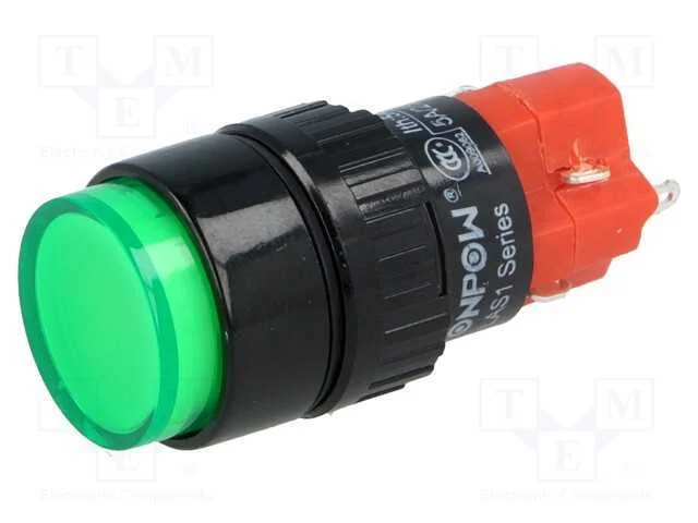 Interruptor: de Pressão, Pos: 2, Spdt, 3a/220vac, 2a/24vdc, On-(On)