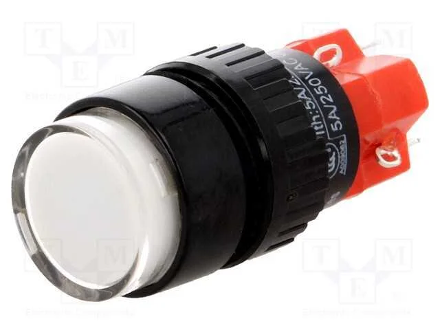 Interruptor: de Pressão, Pos: 2, Spdt, 3a/220vac, 2a/24vdc, On-(On)