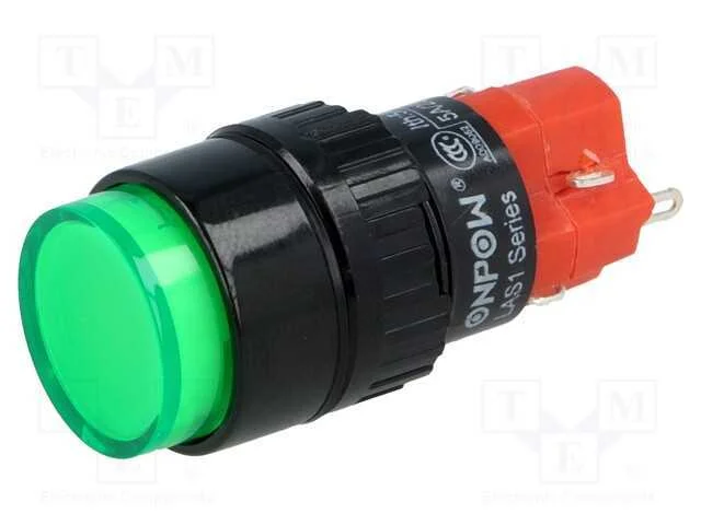 Interruptor: de Pressão, Pos: 2, Spdt, 3a/220vac, 2a/24vdc, On-On