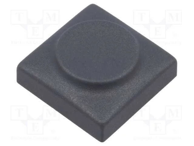 Tecla, Retangular, Cinzenta, Poliamida, 18,3x18,3mm