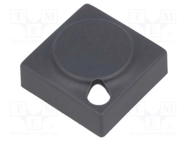 Tecla, Retangular, Cinzenta, Poliamida, 15,5x15,5mm