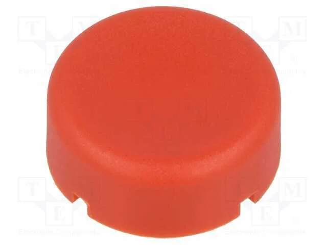 Tecla, Redonda, Vermelho, Poliamida, 17mm, 6425.0101,6425.1101