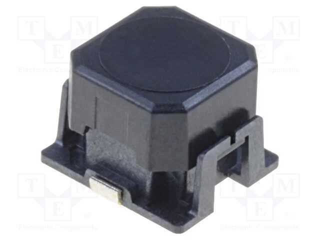 Interruptor: de Teclado, Pos: 2, Spst-No, 0,05a/16vdc, Preto, Smt