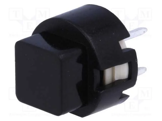 Interruptor: de Teclado, Pos: 2, Spst-No, 0,01a/32vdc, Preto, Tht