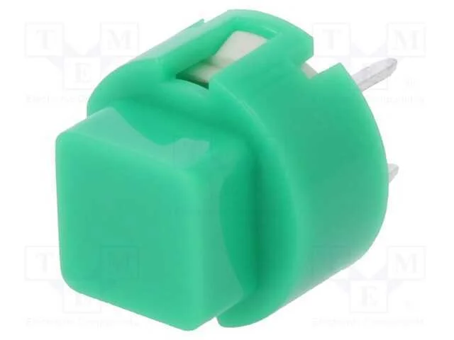 Interruptor: de Teclado, Pos: 2, Spst-No, 0,01a/32vdc, Verde, Tht