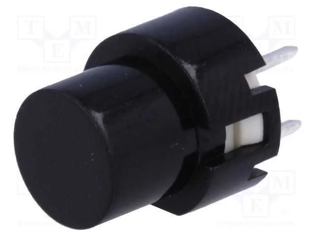 Interruptor: de Teclado, Pos: 2, Spst-No, 0,01a/32vdc, Preto, Tht