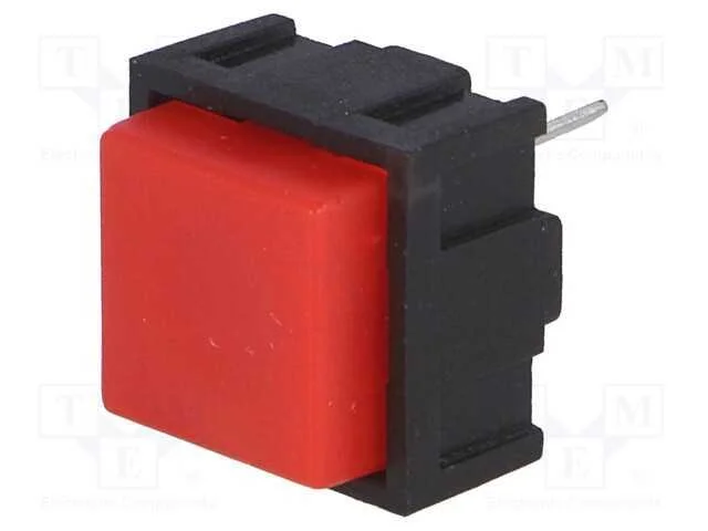 Interruptor: de Teclado, Pos: 2, Spst-No, 0,025a/50vdc, Vermelho
