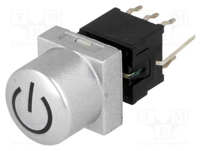 Interruptor: de Teclado, Power, Pos: 2, Dpdt, 0,1a/30vdc, Prateado