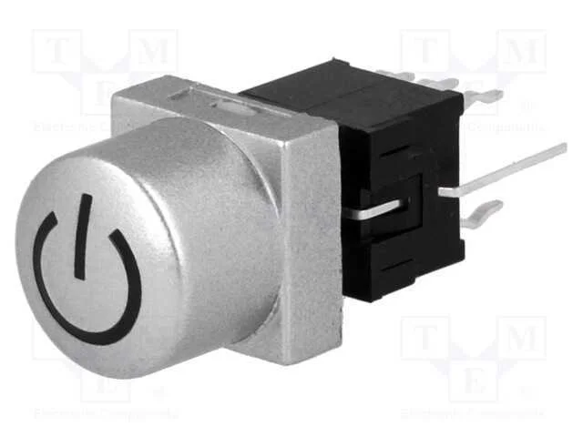 Interruptor: de Teclado, Power, Pos: 2, Dpdt, 0,1a/30vdc, Prateado