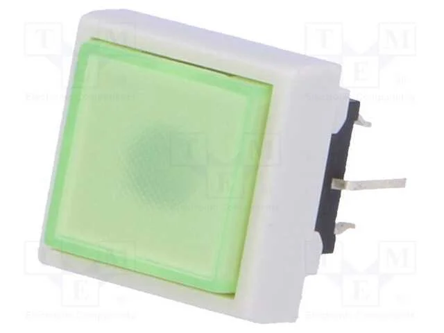 Interruptor: de Teclado, Pos: 2, Dpdt, 0,1a/30vdc, Verde, Led, Verde