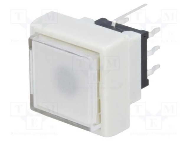 Interruptor: de Teclado, Pos: 2, Dpdt, 0,1a/30vdc, Branco, Led, Tht