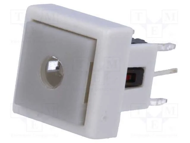 Interruptor: de Teclado, Pos: 2, Spst-No, 0,05a/12vdc, Branco, Led