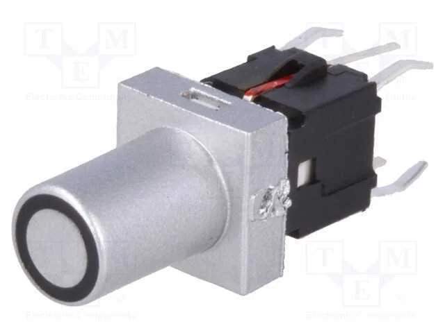 Interruptor: de Teclado, Pos: 2, Spst-No, 0,05a/12vdc, Prateado