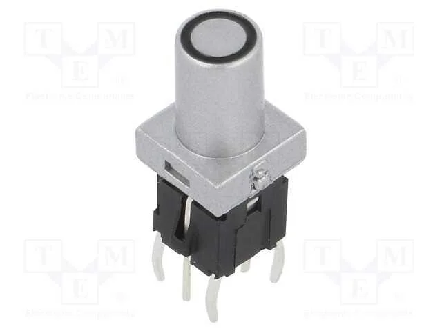 Interruptor: de Teclado, Pos: 2, Spst-No, 0,05a/12vdc, Prateado