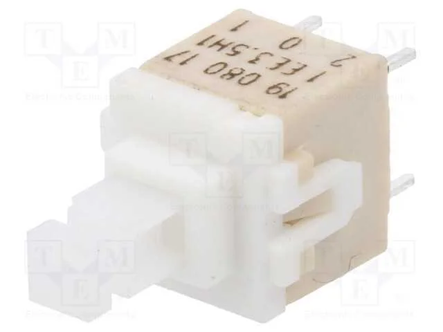 Interruptor: de Teclado, Pos: 2, Dpst, 0,1a/32vdc, Branco, Tht, 3,5n
